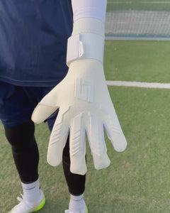 Profi Torwarthandschuhe für Erwachsene von Gripmode Whiteout Hybrid 2.0 goalkeeper gloves