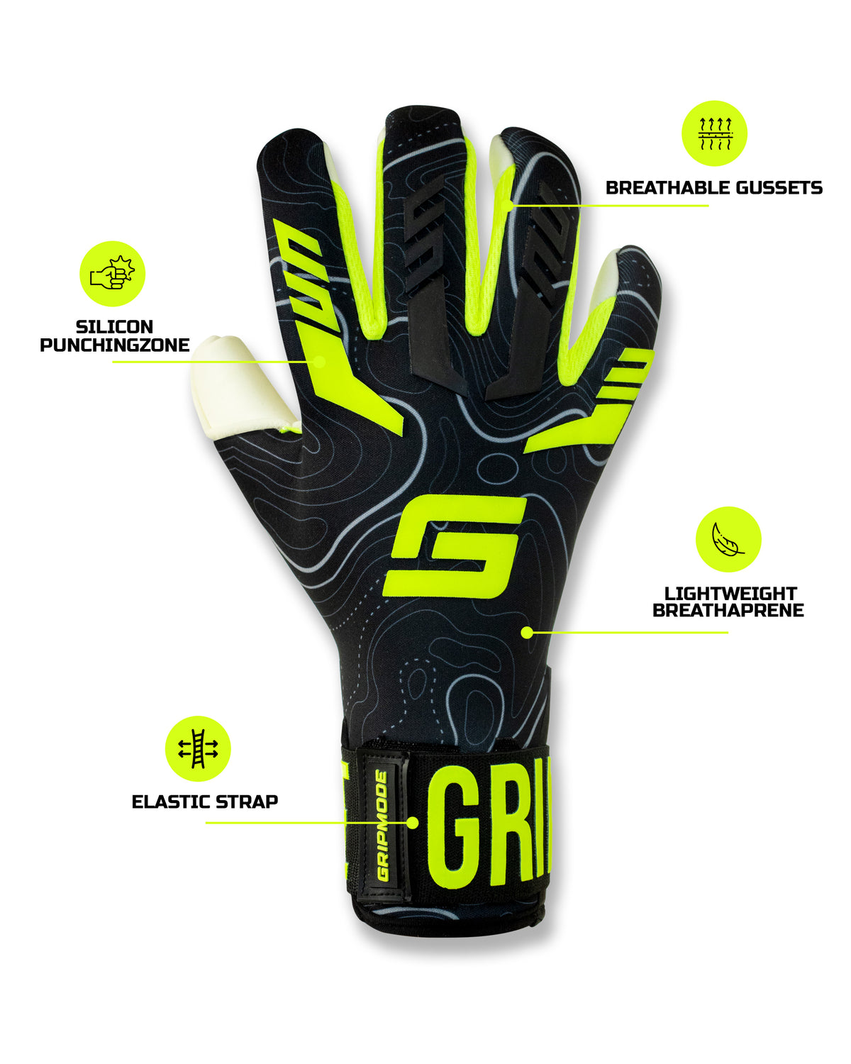 Gripmode Ultra Front-hand  Goalkeeper Gloves